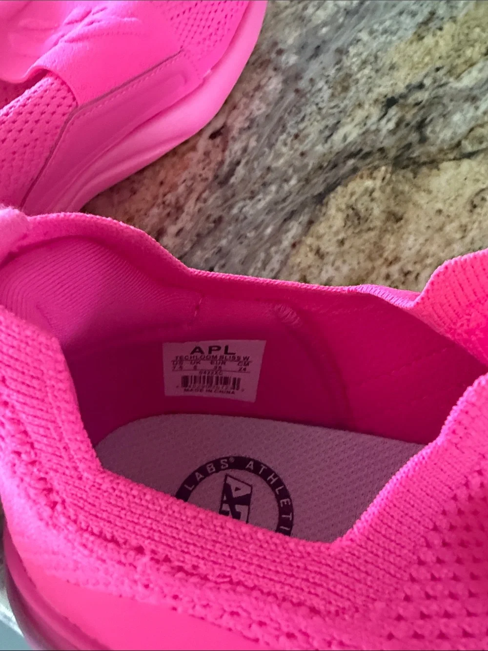 APL Women's TechLoom Slip-On Sneaker - Hot Pink